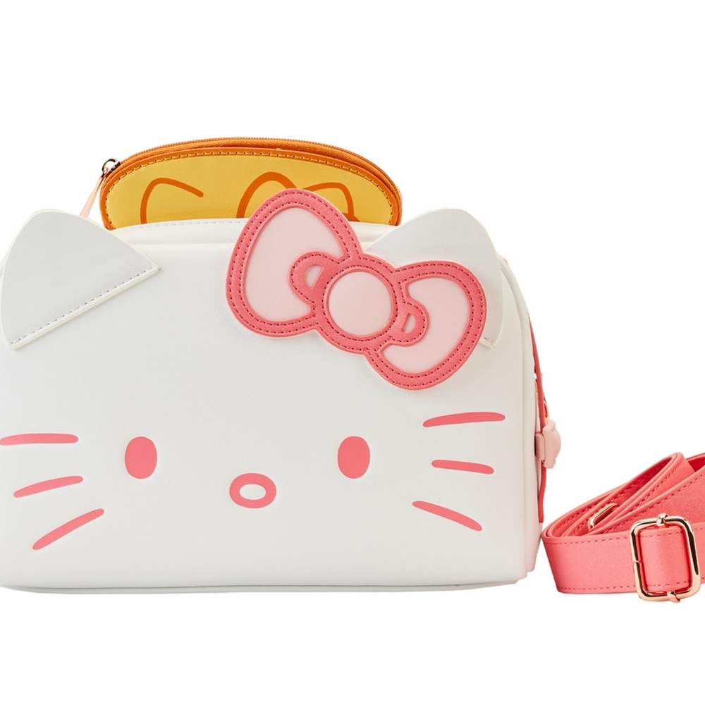 🎉❗️SALE❗️🎉 Loungefly Sanrio Hello Kitty Breakfast Toaster Cross Body Bag